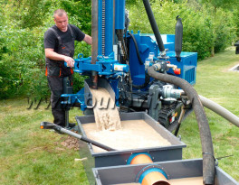 Бурение скважин на воду малогабаритной буровой установкой