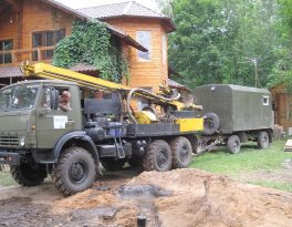 Бурение скважины на воду в подвале дома