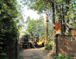 Бурение скважины на воду рабочий посёлок Горки Ленинские