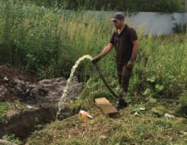 Бурение скважины на воду село Малынь