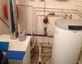 Монтаж отопительного котла в коттедже под ключ