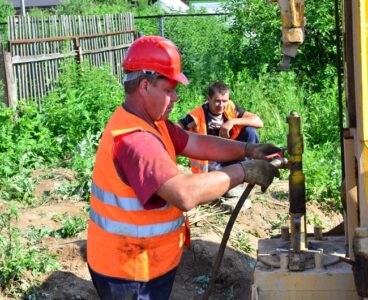 Бурение скважины на воду деревня Вослинка